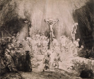 The Three Crosses, c.1660 by Rembrandt van Rijn